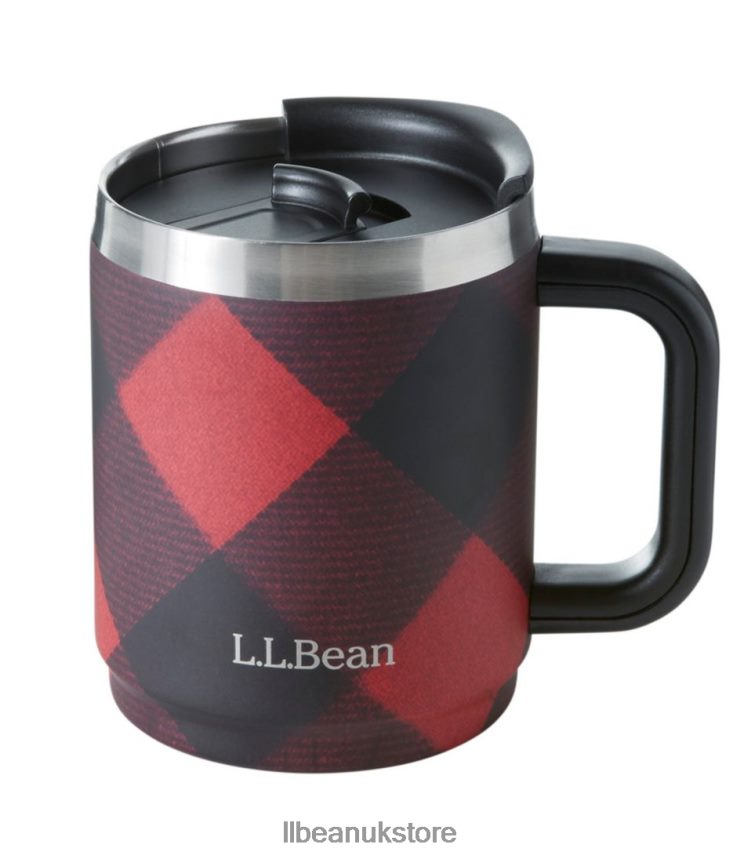 Outdoor Accessories L.L.Bean x Double L Double-Wall Camp Mug Red Buffalo Plaid Unisex 0VRR666132