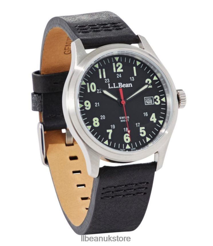 Outdoor Accessories L.L.Bean Katahdin 42mm Field Watch Black Unisex 0VRR661331