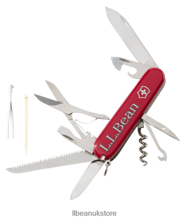 Outdoor Accessories L.L.Bean Swiss Army Huntsman Knife Colonial Red Unisex 0VRR664068