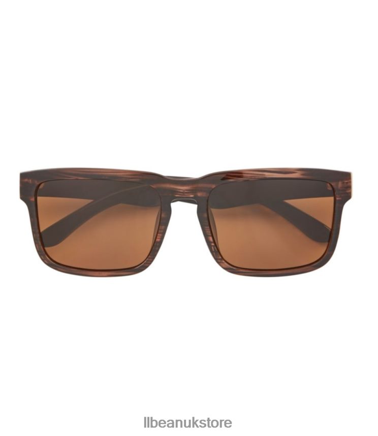 Outdoor Accessories L.L.Bean Bruder Polarized Sunglasses Matte Driftwood Gray/Smoke Unisex 0VRR66599