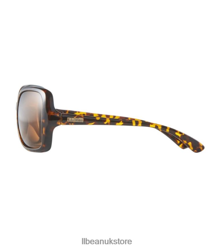 Outdoor Accessories L.L.Bean Newbury Polarized Sunglasses Shiny Demi/Brown Unisex 0VRR66798