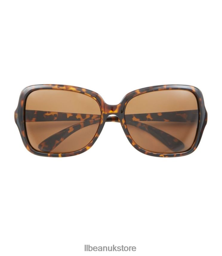 Outdoor Accessories L.L.Bean Newbury Polarized Sunglasses Shiny Demi/Brown Unisex 0VRR66798
