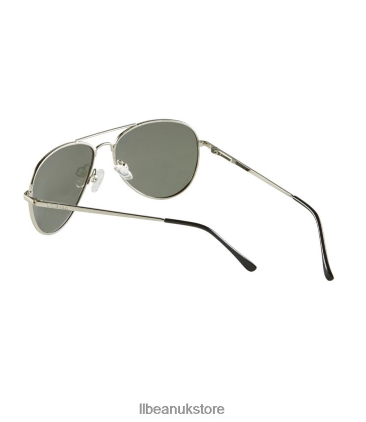 Outdoor Accessories L.L.Bean Seapoint Polarized Sunglasses Silver/Smoke with Blue Mirror Unisex 0VRR663425