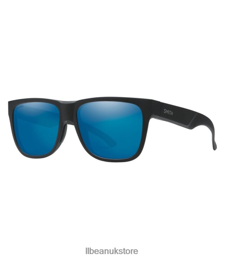 Outdoor Accessories L.L.Bean Smith Lowdown 2 ChromaPop Polarized Mirror Sunglasses Matte Black/Polar Blue Mirror Unisex 0VRR66818