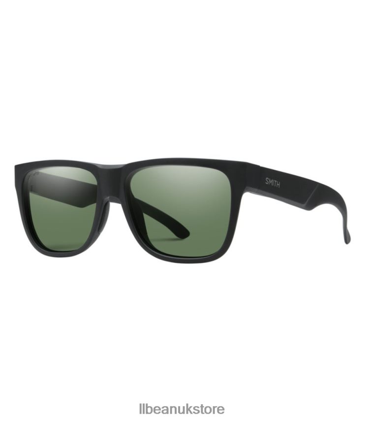 Outdoor Accessories L.L.Bean Smith Lowdown 2 ChromaPop Polarized Sunglasses Matte Black/Polar Gray Green Unisex 0VRR663583