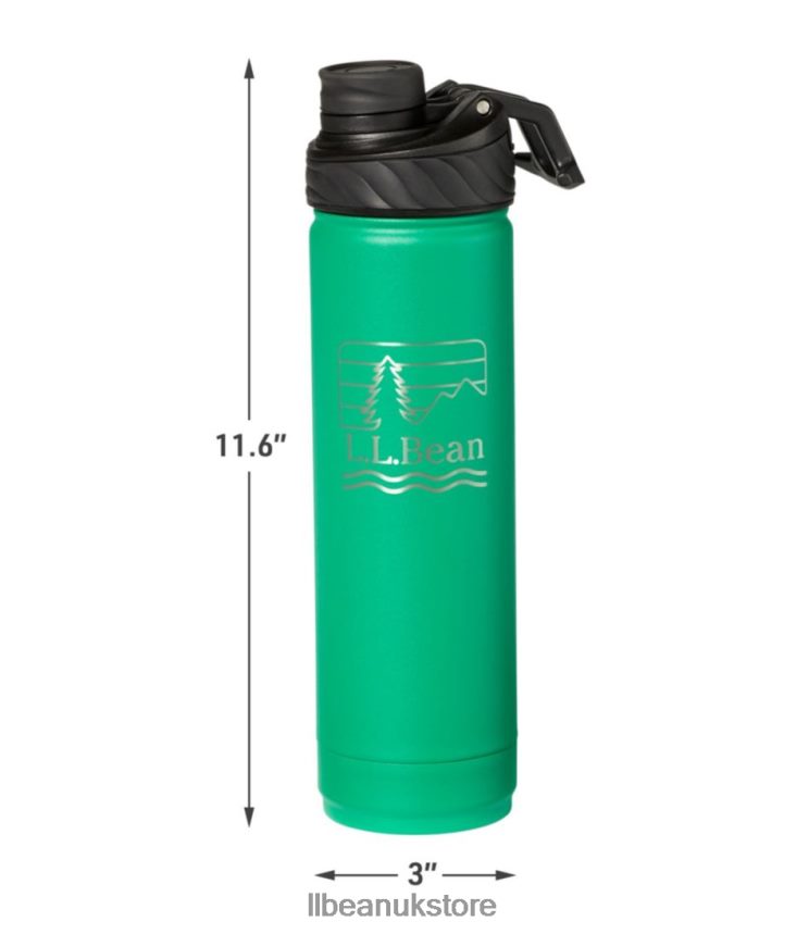Outdoor Accessories L.L.Bean Canteen Insulated Water Bottle Kelly Green/Woodscene Unisex 0VRR661678