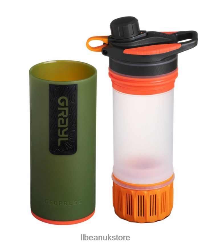 Outdoor Accessories L.L.Bean Grayl GEOPRESS Purifier Water Bottle Camo Black Unisex 0VRR661794