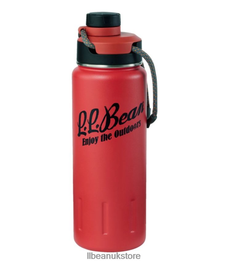 Outdoor Accessories L.L.Bean Insulated Canteen Water Bottle Paprika/Enjoy The Outdoors Unisex 0VRR664080
