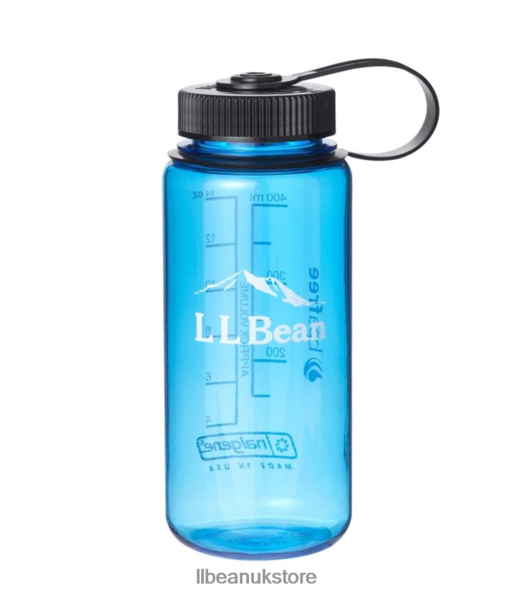 Outdoor Accessories L.L.Bean Nalgene Sustain Wide Mouth Water Bottle with Logo Blue Unisex 0VRR661772