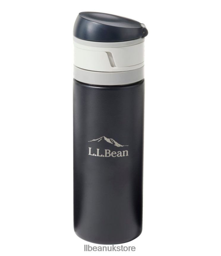 Outdoor Accessories L.L.Bean Pop-Top Insulated Bottle Dark Black Unisex 0VRR661836