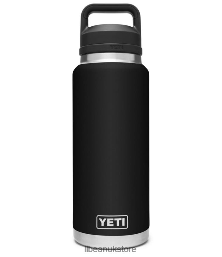 Outdoor Accessories L.L.Bean Yeti Rambler Chug Bottle Black Unisex 0VRR666156