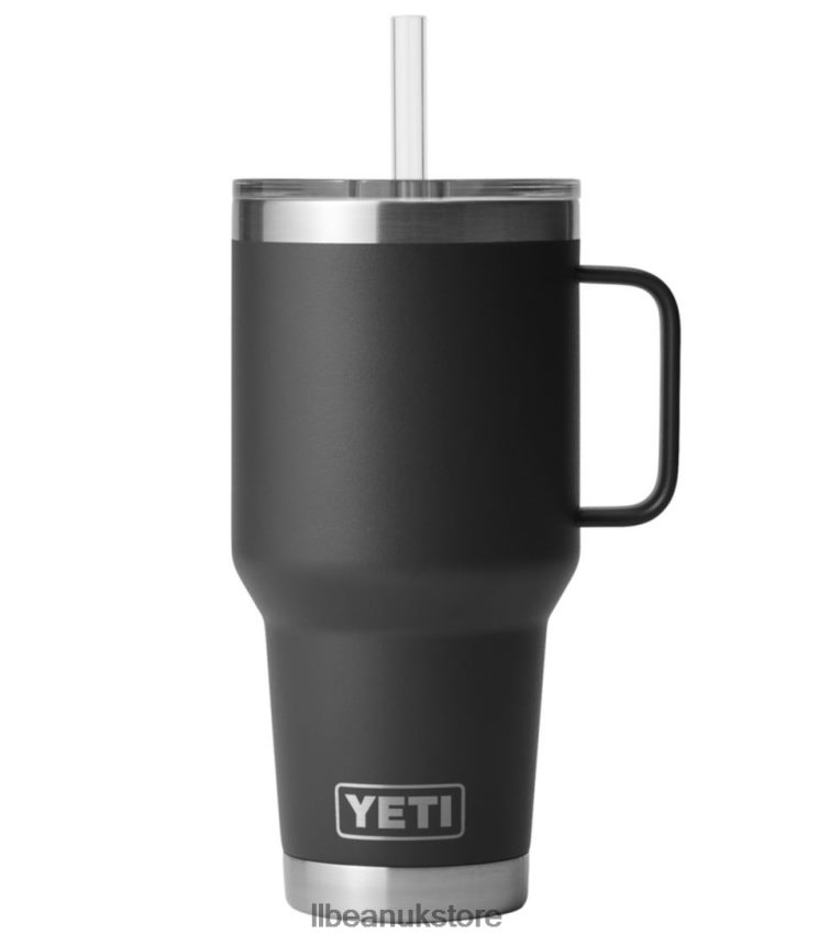 Outdoor Accessories L.L.Bean Yeti Rambler Straw Mug Black Unisex 0VRR666174