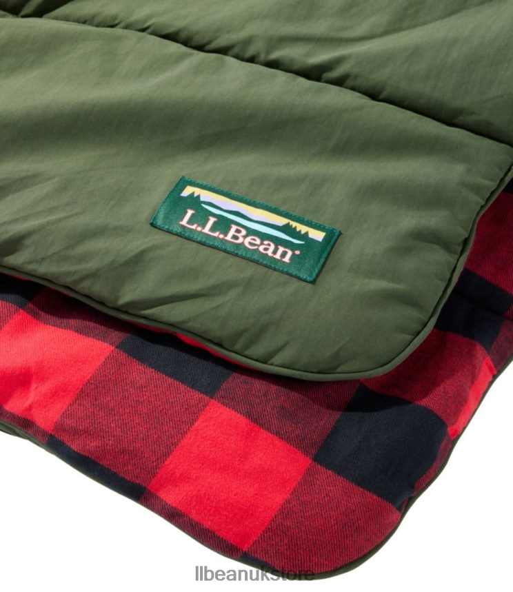 Outdoor Equipment L.L.Bean Flannel Camp Blanket Dress Gordon Plaid Unisex 0VRR666126
