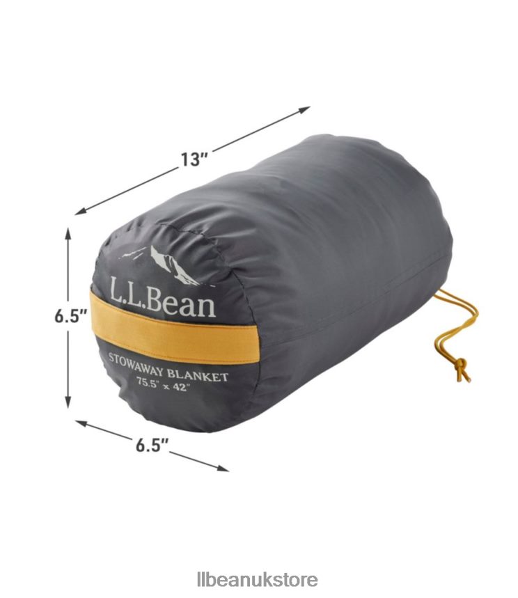 Outdoor Equipment L.L.Bean Stowaway Blanket Warm Gold Unisex 0VRR661229