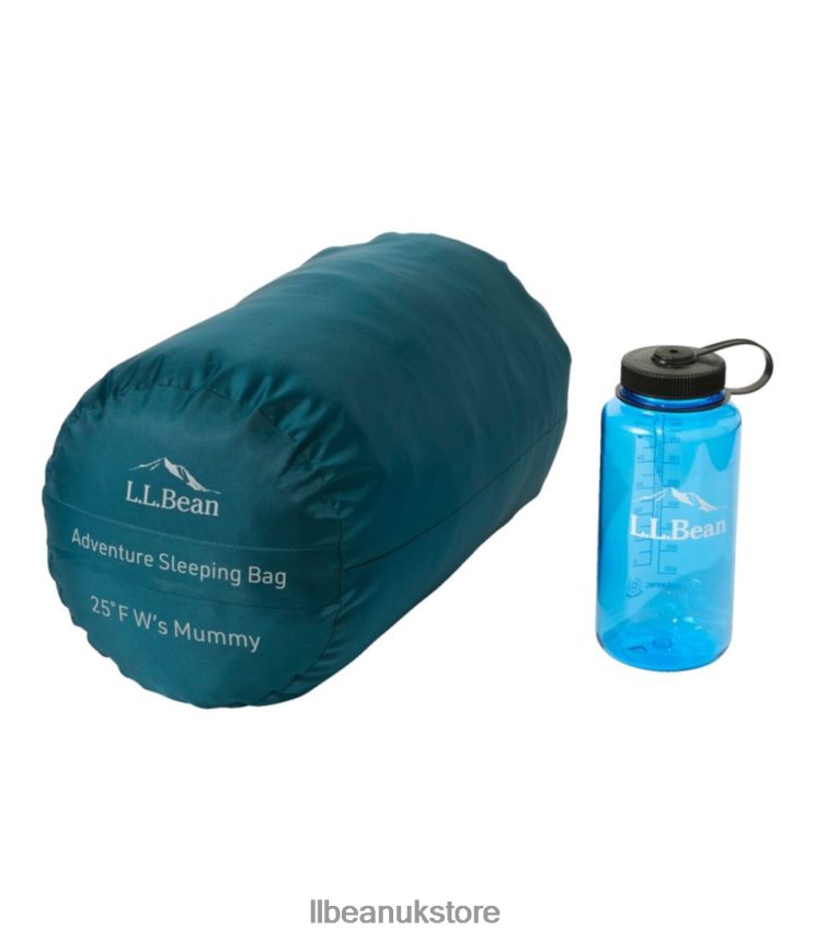 Outdoor Equipment L.L.Bean Adventure Sleeping Bag 25 degree Mummy Deep Admiral Blue Unisex 0VRR661518