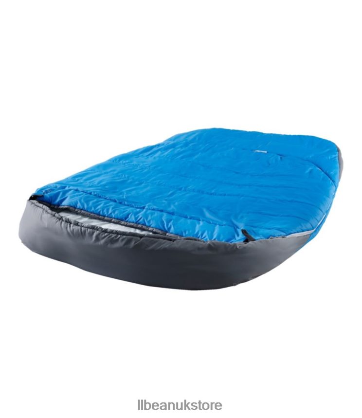 Outdoor Equipment L.L.Bean Adventure Sleeping Bag 30 Double Crisp Lapis Unisex 0VRR661418