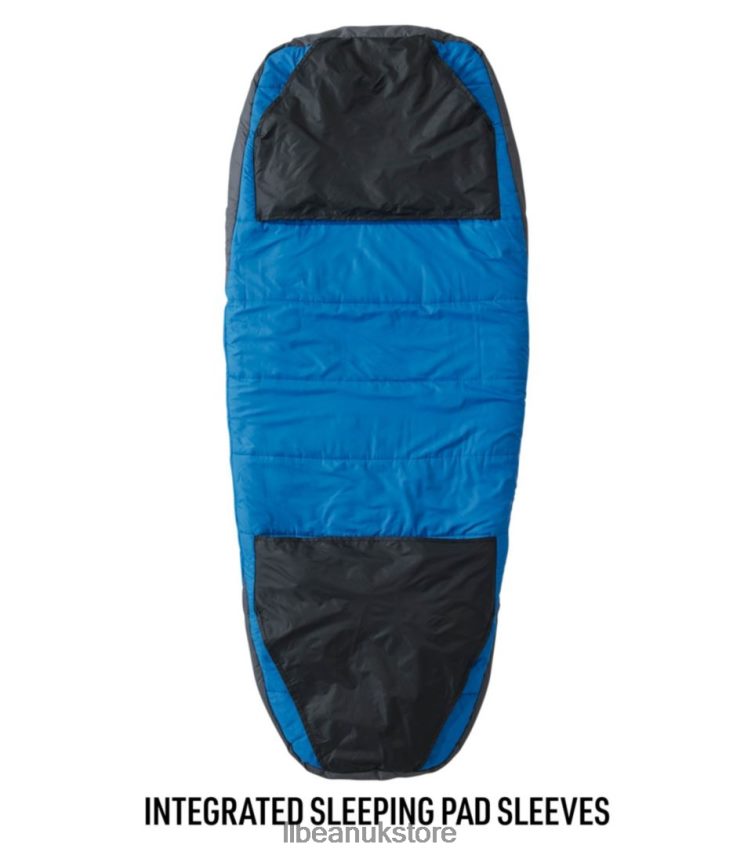 Outdoor Equipment L.L.Bean Adventure Sleeping Bag 30 Single Crisp Lapis Unisex 0VRR661578