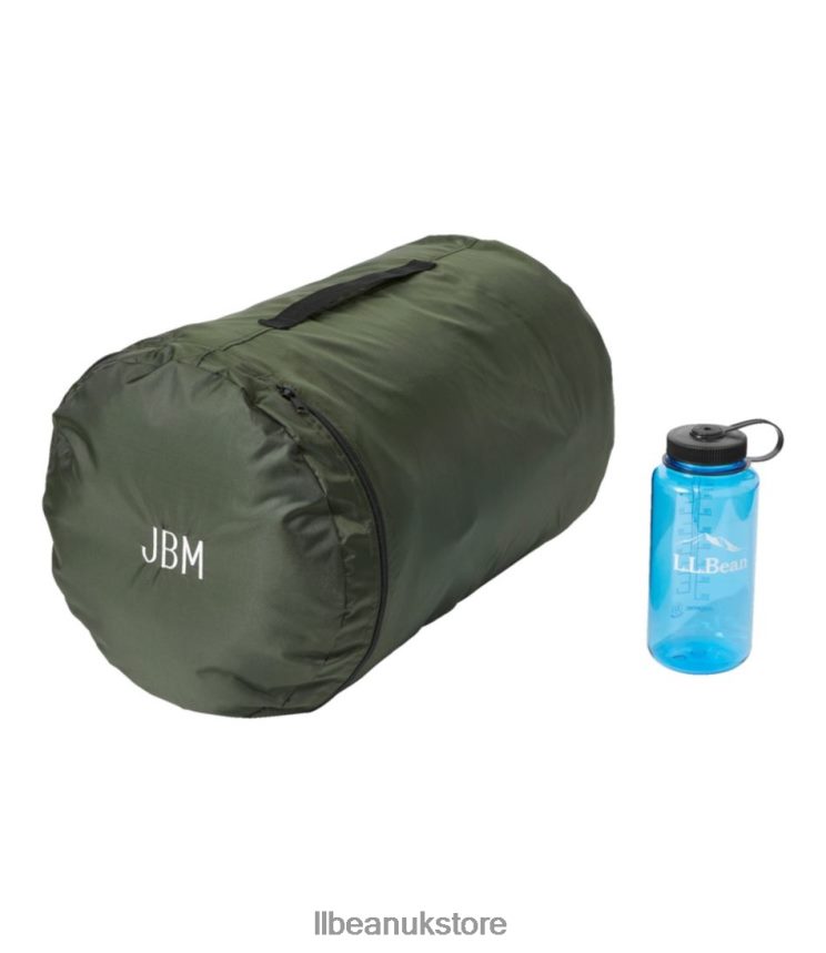 Outdoor Equipment L.L.Bean Flannel Lined Camp Sleeping Bag Storm Blue/Evening Blue Plaid Unisex 0VRR665223