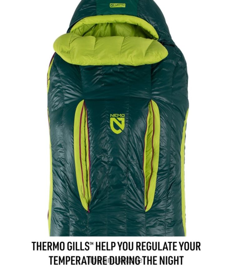Outdoor Equipment L.L.Bean Nemo Disco Sleeping Bag Electra/Starlit Ridge Unisex 0VRR661549