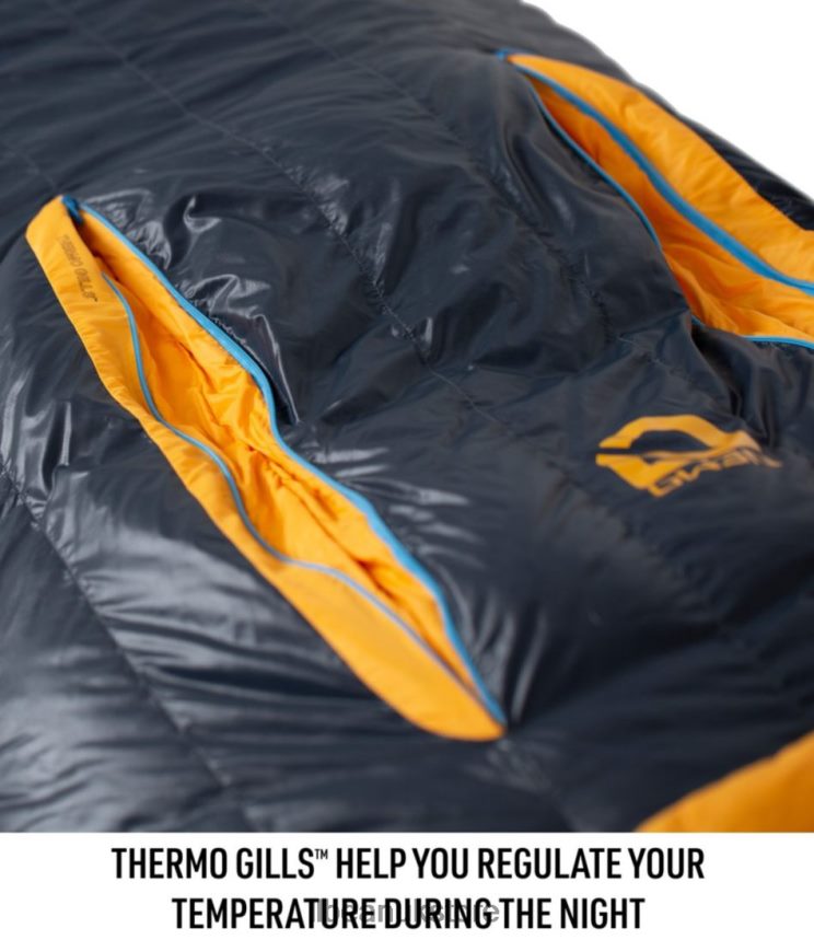 Outdoor Equipment L.L.Bean Nemo Disco Sleeping Bag Torch/Stormy Night Unisex 0VRR661648