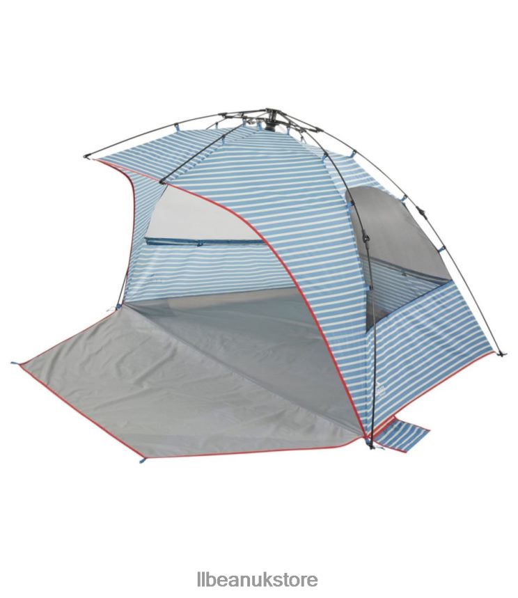 Outdoor Equipment L.L.Bean Sunbuster Folding Shelter Print Bayside Blue Stripe Unisex 0VRR661220