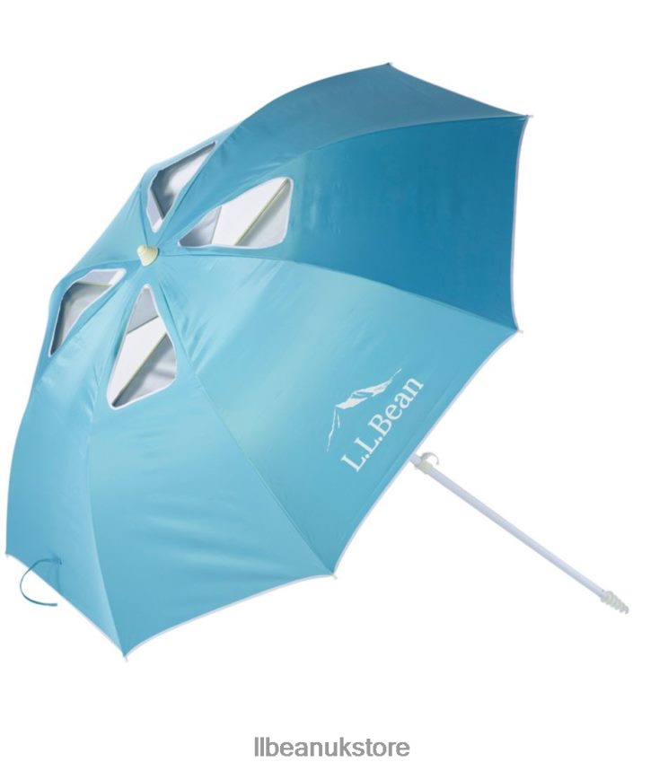 Outdoor Equipment L.L.Bean Wind Challenger Beach Umbrella Blue Unisex 0VRR661360