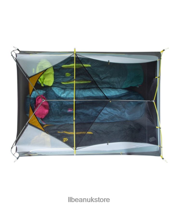 Outdoor Equipment L.L.Bean NEMO Dragonfly OSMO 3-Person Backpacking Tent Birch Bud/Goodnight Gray Unisex 0VRR661357