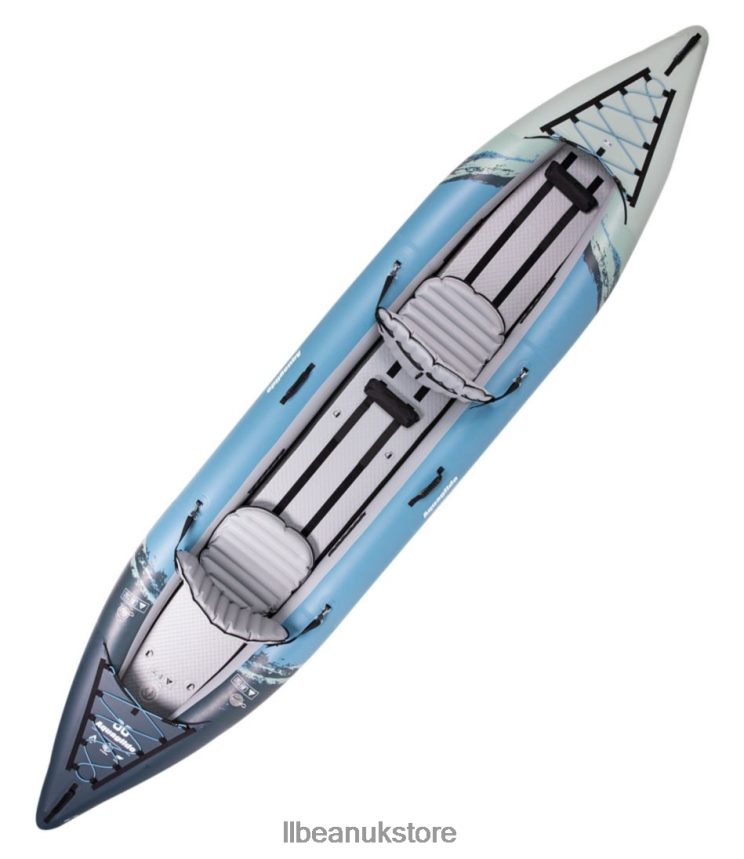 Water Sports L.L.Bean Aquaglide Cirrus Ultralight Inflatable Tandem Kayak Blue Unisex 0VRR662255