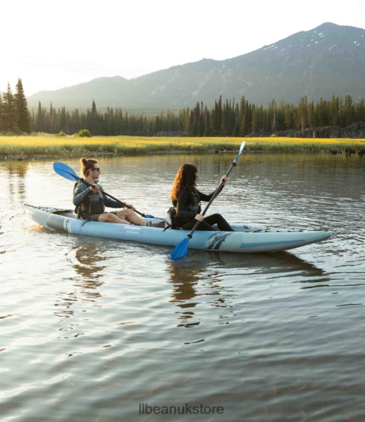 Water Sports L.L.Bean Aquaglide Cirrus Ultralight Inflatable Tandem Kayak Blue Unisex 0VRR662255