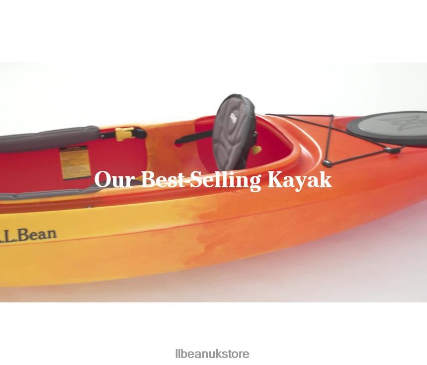 Water Sports L.L.Bean Manatee Comfort Deluxe Kayak Mango Fade Unisex 0VRR661292