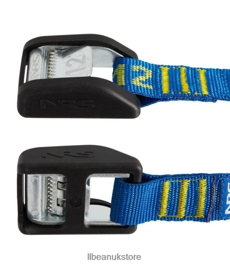 Water Sports L.L.Bean NRS Buckle Bumper Tie-Down Straps Blue Unisex 0VRR661726