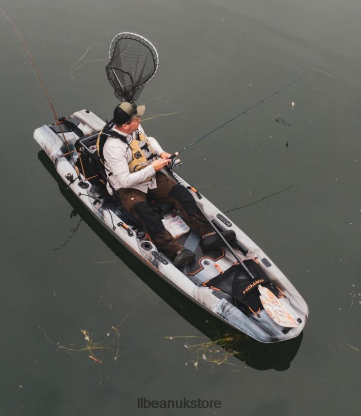 Water Sports L.L.Bean Pelican Catch Mode 110 Fishing Kayak Granite/Magnetic Grey Unisex 0VRR662082