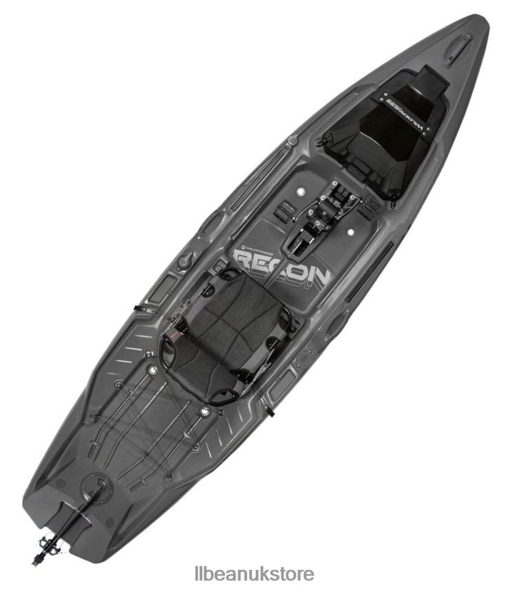 Water Sports L.L.Bean Wilderness Systems Recon 120 HD Pedal-Drive Kayak Grey Unisex 0VRR663901