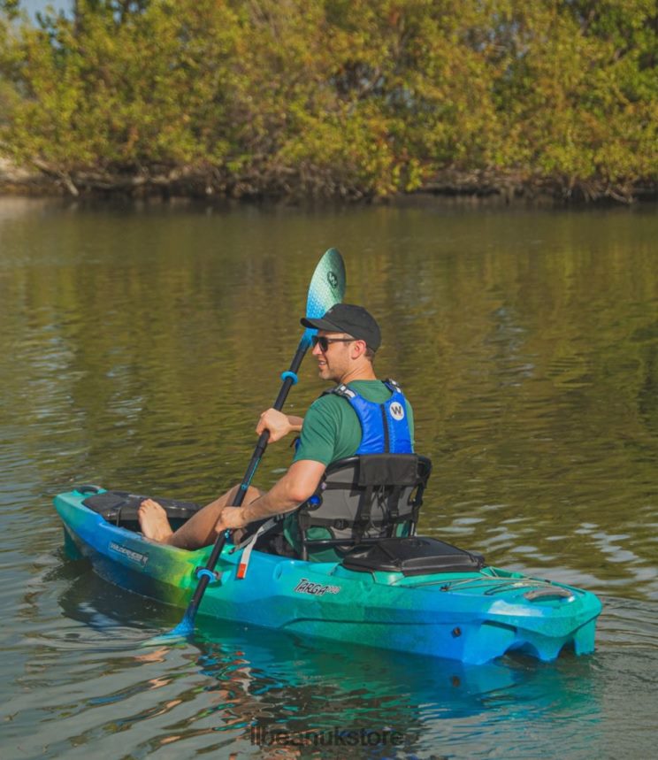 Water Sports L.L.Bean Wilderness Systems Targa 100 Sit-on-Top Kayak Breeze Blue Unisex 0VRR666140
