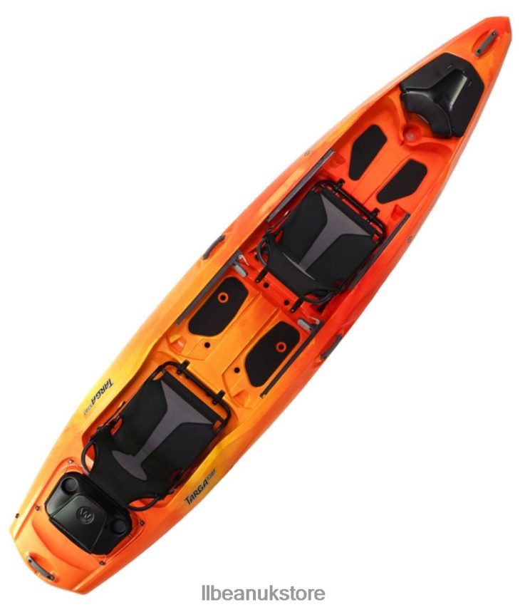 Water Sports L.L.Bean Wilderness Systems Targa 130 Sit-on-Top Tandem Kayak Mango Unisex 0VRR661511