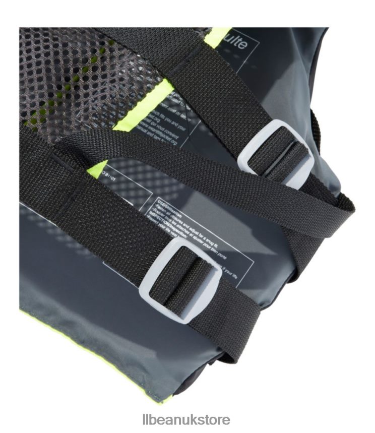 Water Sports L.L.Bean Breathable Highback PFD Neon Yellow Unisex 0VRR663933