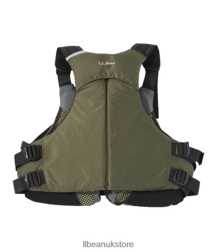 Water Sports L.L.Bean Guide Fishing PFD Olive Green Unisex 0VRR661565