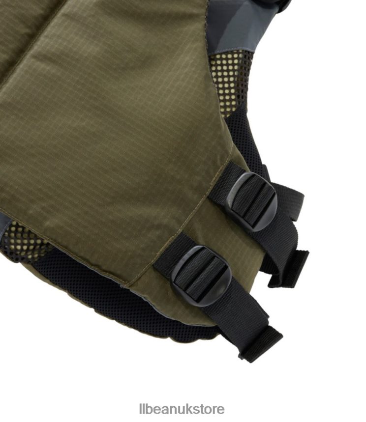 Water Sports L.L.Bean Guide Fishing PFD Olive Green Unisex 0VRR661565