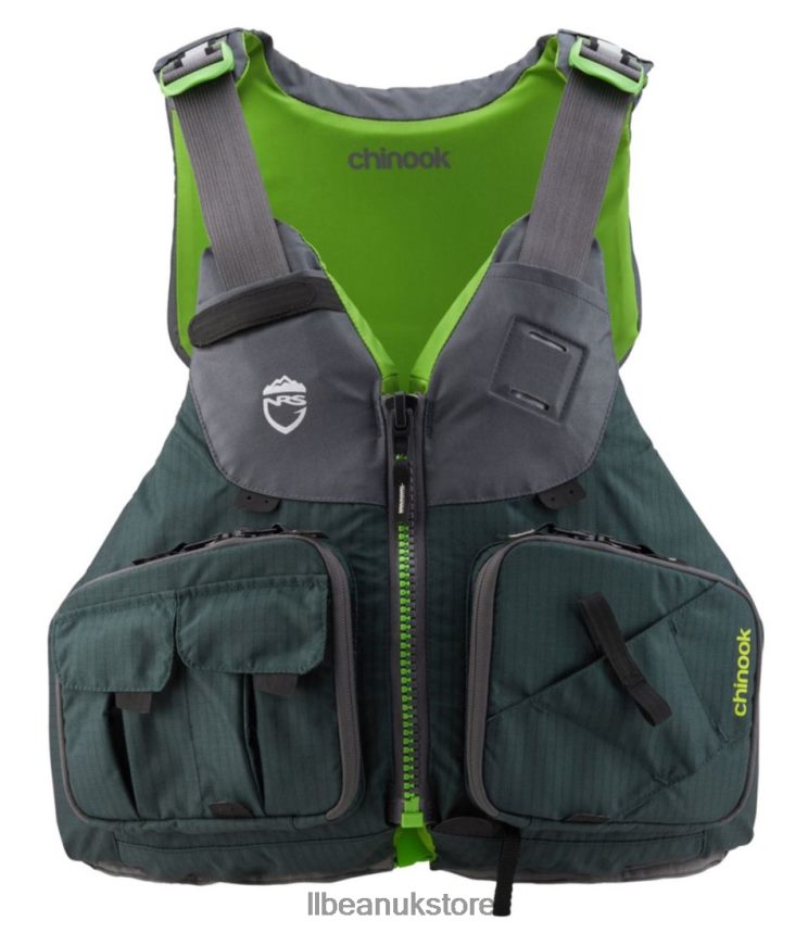 Water Sports L.L.Bean NRS Chinook Fishing PFD Bayberry Unisex 0VRR665290