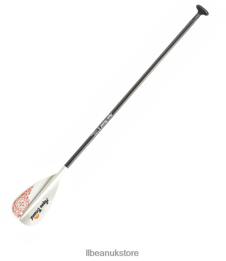 Water Sports L.L.Bean Aqua Bound Lyric 4-Piece SUP Paddle White/Orange Unisex 0VRR662251