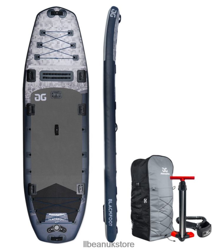 Water Sports L.L.Bean Aquaglide Blackfoot Angler Inflatable SUP Gray Unisex 0VRR662250