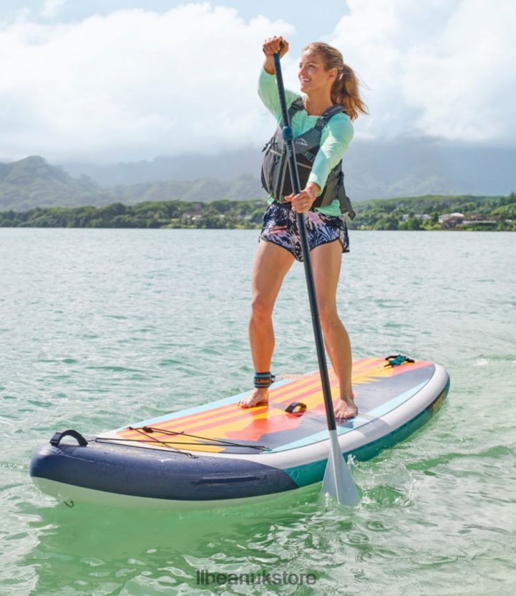 Water Sports L.L.Bean Bayside Inflatable SUP Package White Unisex 0VRR661317