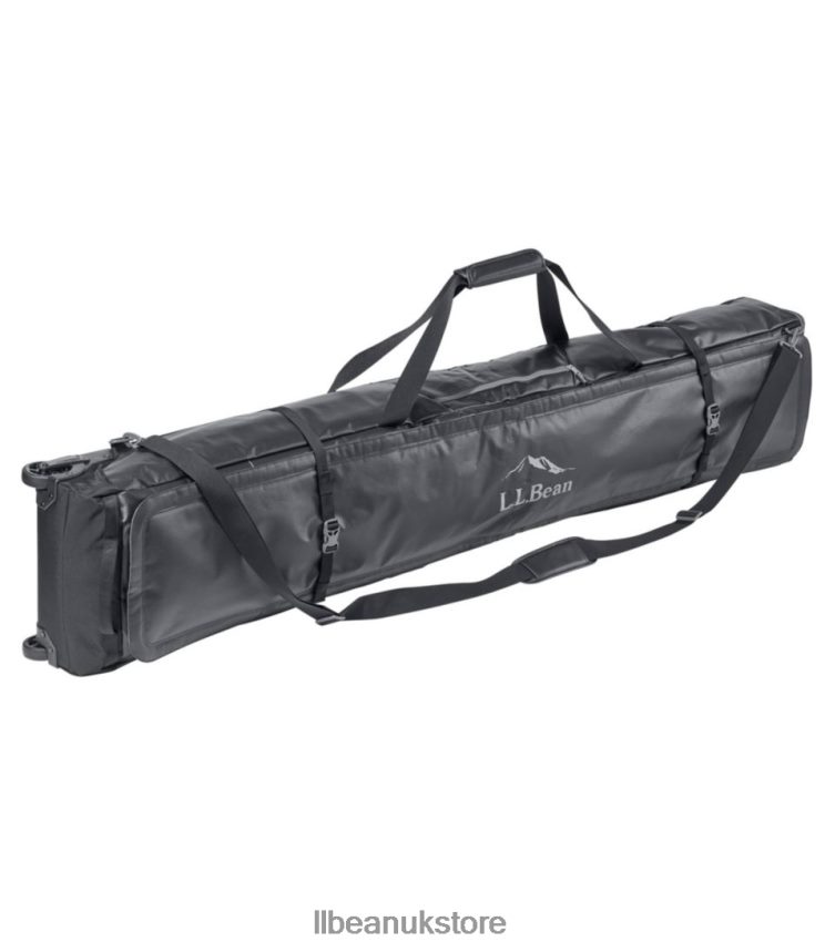 Winter Sports L.L.Bean Adventure Pro Rolling Ski Bag Double Black Unisex 0VRR661933