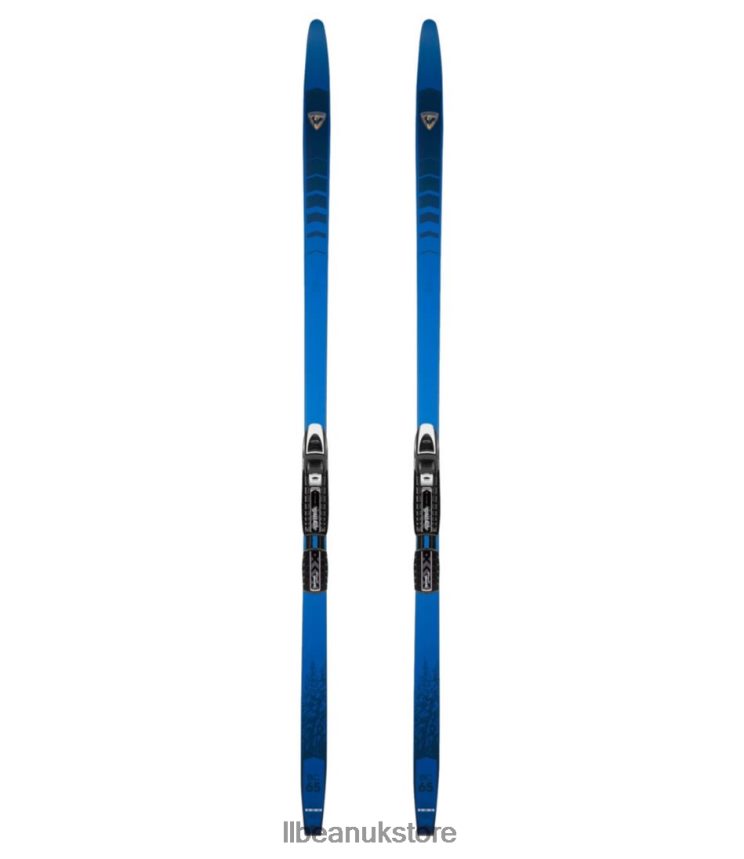 Winter Sports L.L.Bean Rossignol BC 65 Backcountry Skis with NNN BC Auto Bindings Blue Unisex 0VRR662235
