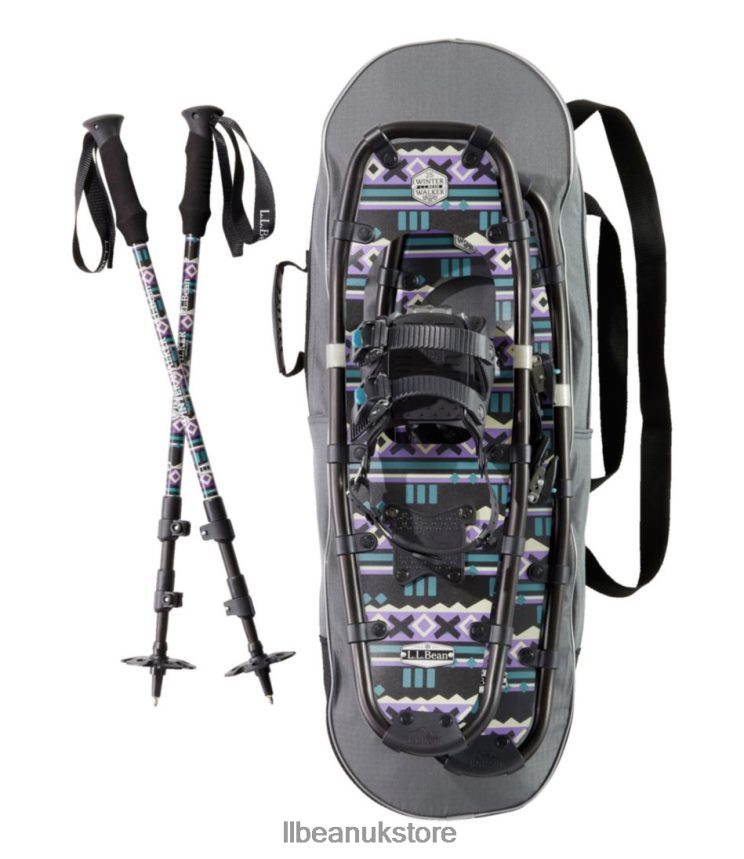 Winter Sports L.L.Bean Winter Walker Snowshoe Package Black Mountain Classic Unisex 0VRR665347