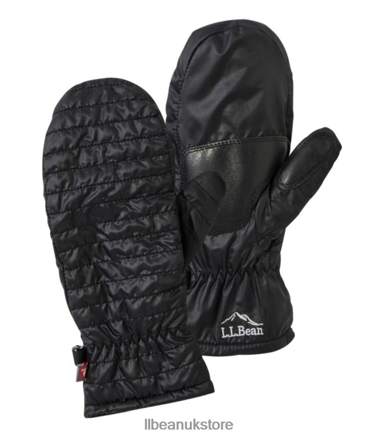 Accessories L.L.Bean PrimaLoft Packaway Mittens Black Women 0VRR66153