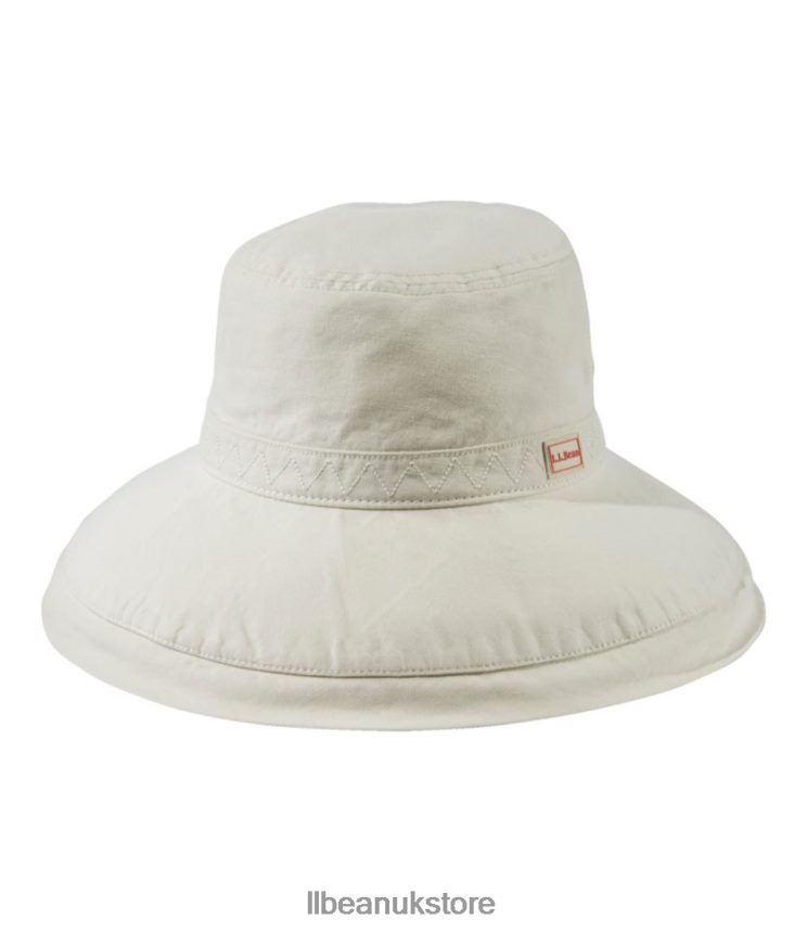 Accessories L.L.Bean Wide Brim Bucket Hat Silver Birch Women 0VRR663533