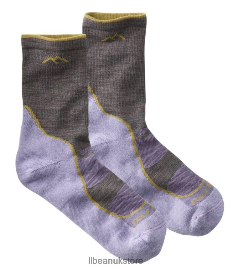 Accessories L.L.Bean Darn Tough Light Hiker Micro Crew Socks Taupe Women 0VRR664933