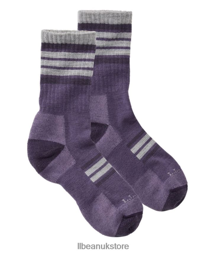 Accessories L.L.Bean Katahdin Hiker Socks Muted Purple Women 0VRR66569