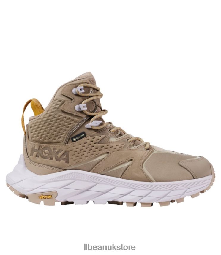 Footwear L.L.Bean HOKA Anacapa GORE-TEX Hiking Boots Dune/Lilac Marble Women 0VRR661114